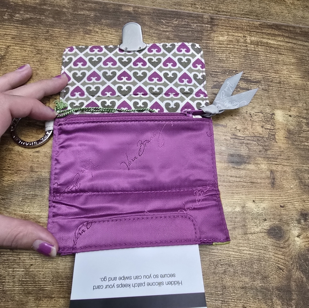 New Vera Bradley Multicolor Quilted Women's Wallet - Picture 7 of 12